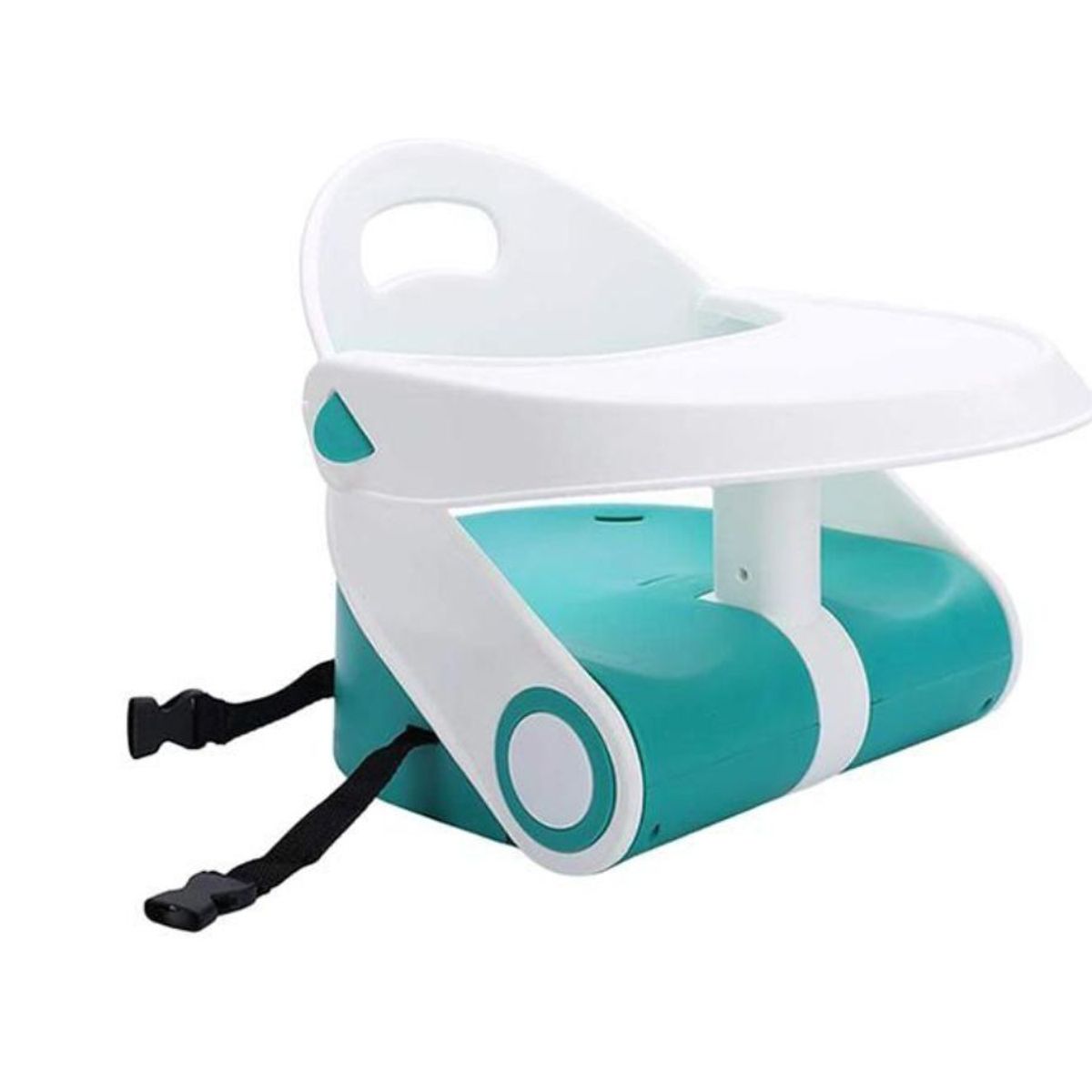 GENERICO - Silla De Bebe para Comer Alimentación Plegable Azul