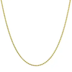 ANDREA COGGIOLA JOYAS - Cadena Pelotitas Mini 50cm Enchapado Oro 18K