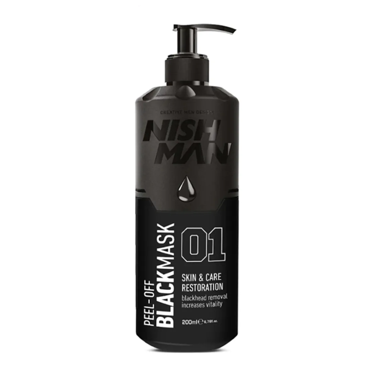 GENERICO - Mascarilla Facial Negra NishMan Anti Puntos Negros 200ml