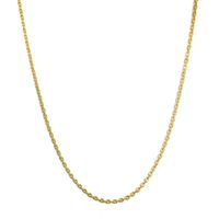 Cadena Eslabón 2x2mm Enchapado Oro 18K 50cm