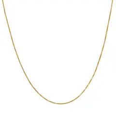ANDREA COGGIOLA JOYAS - Cadena Veneciana Fina 45cm Enchapado Oro 18K