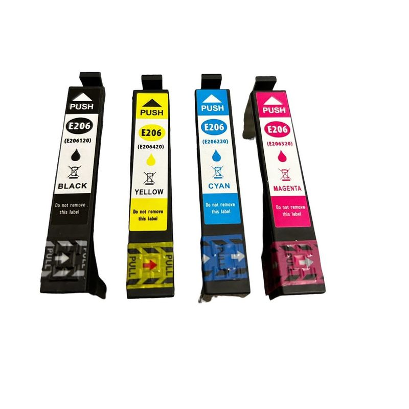 EPSON - Pack 4 Tintas Epson 206 Alternativo Alto Rendimiento Xl