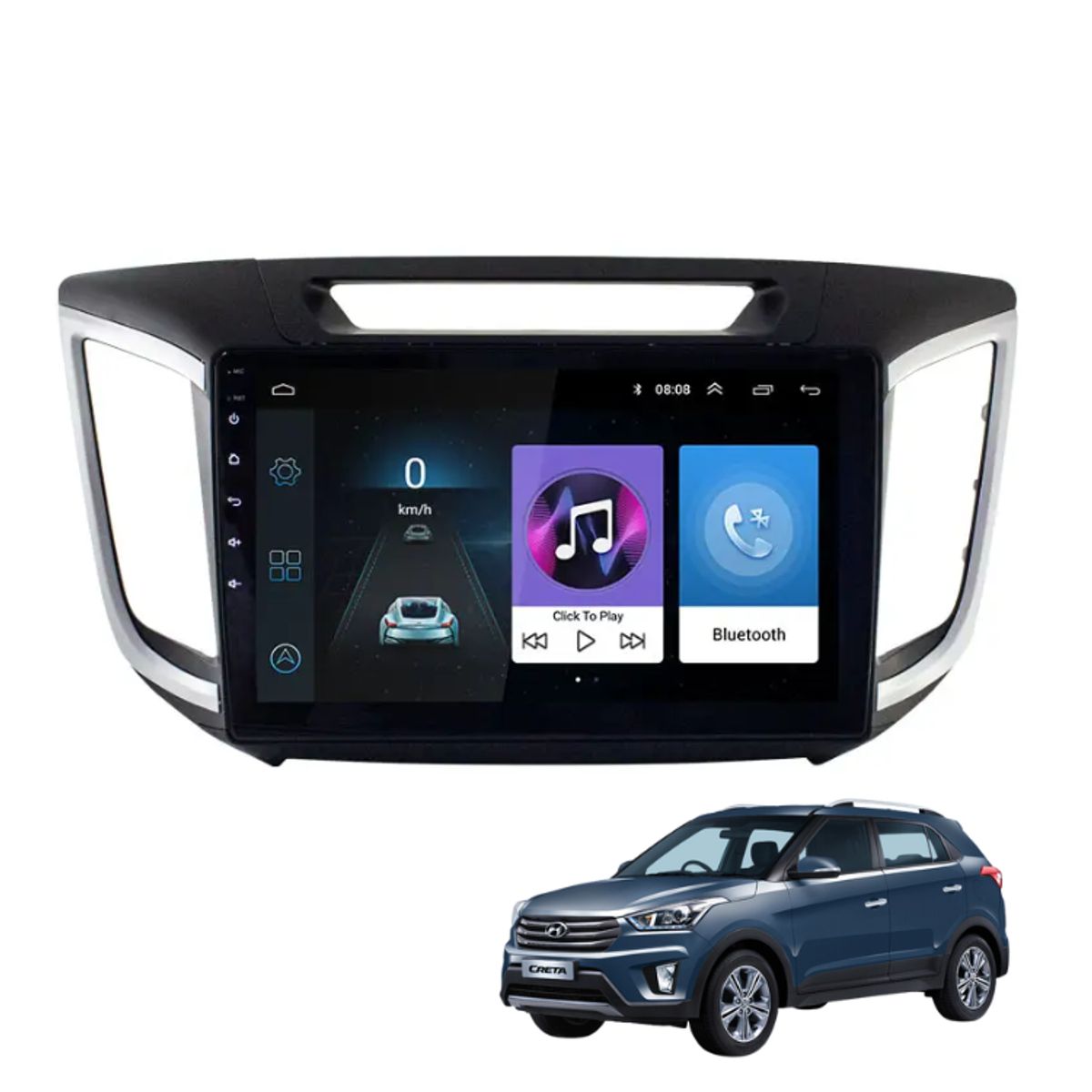 OEM - Radio Android 10.1 Hyundai Creta 2015-2021 +Camara