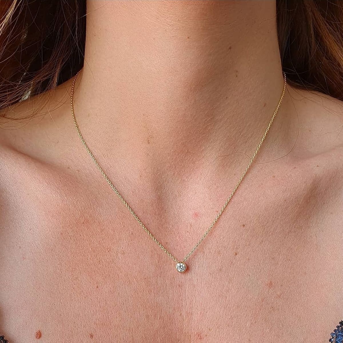 JOYAS VALDES GARCIA - Collar con punto de luz