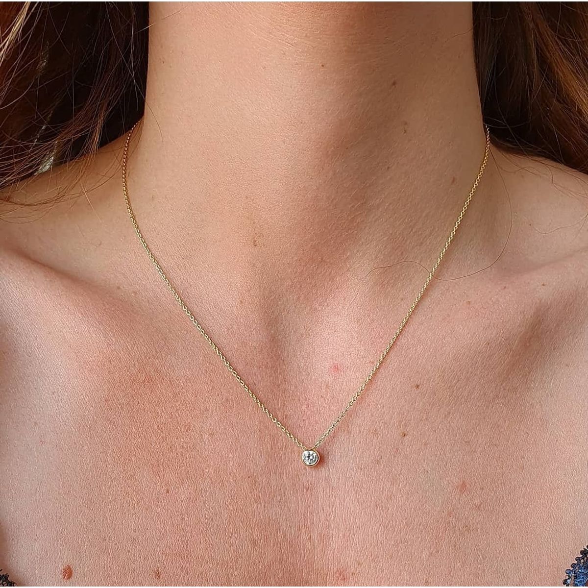 JOYAS VALDES GARCIA - Collar con punto de luz