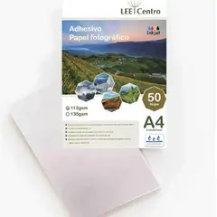 GENERICO - Papel Adhesivo Fotográfico 135 Gramos A4 50 Hojas…