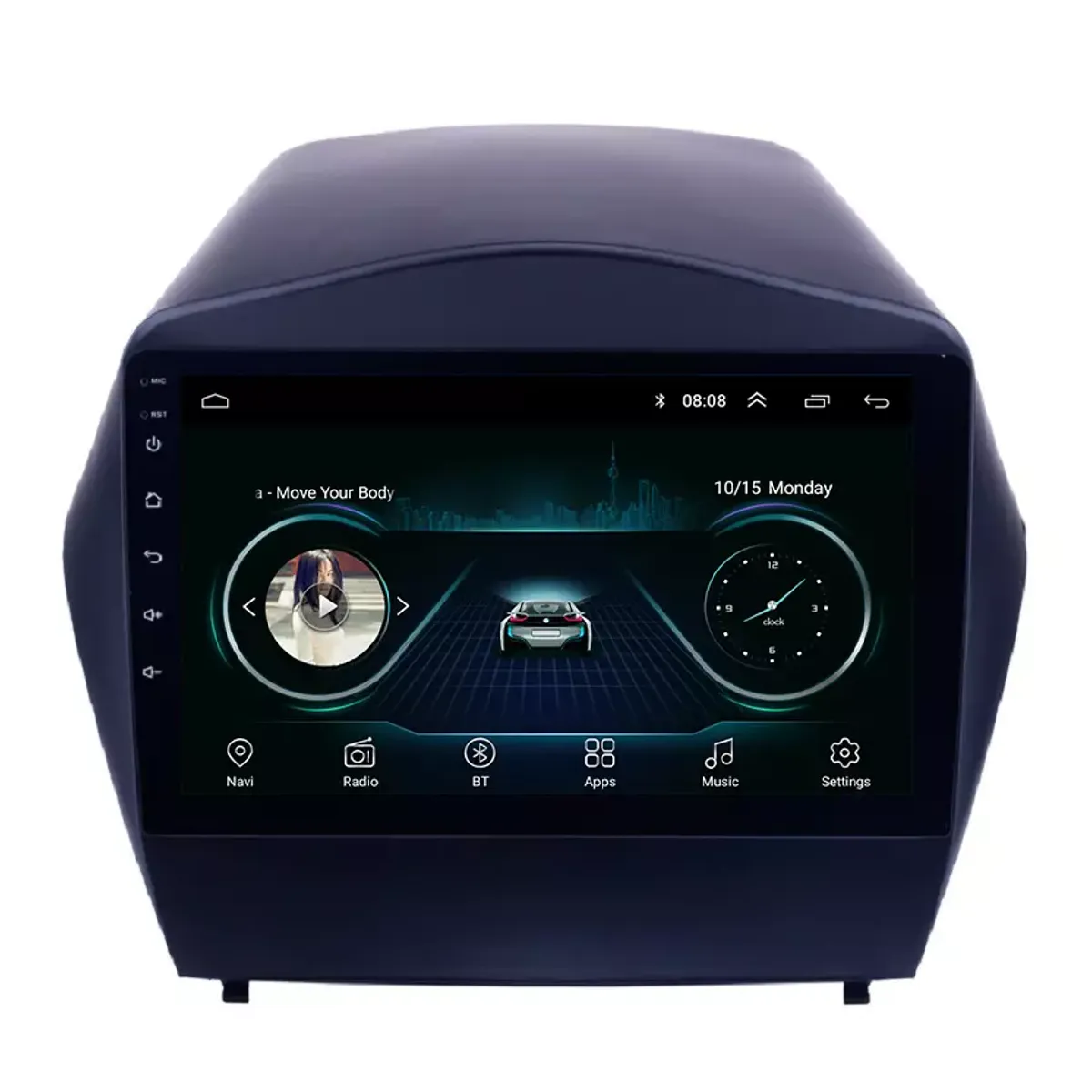 OEM - Radio Android 10.1 Hyundai Tucson 2010-2016 2gb+32gb +Camara