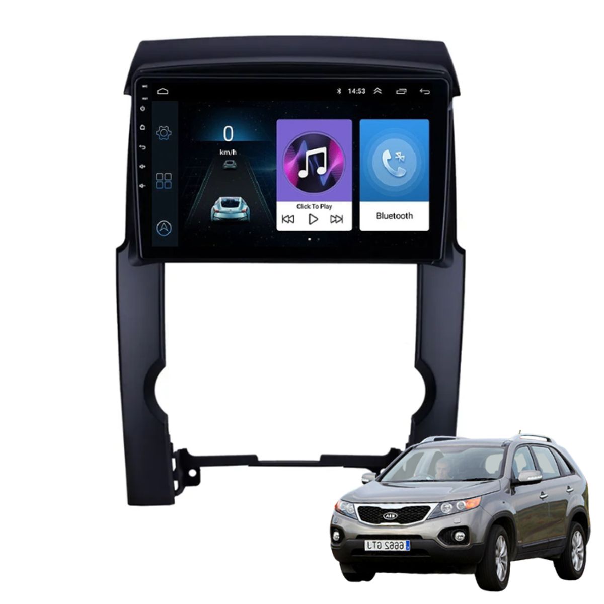 OEM - Radio Android 10.1 Kia Sorento 2009-2011 +Camara