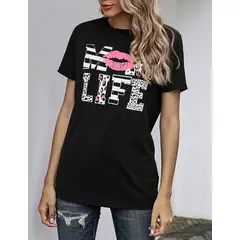 ARRAKASTA - Polera de algodón Mom Life