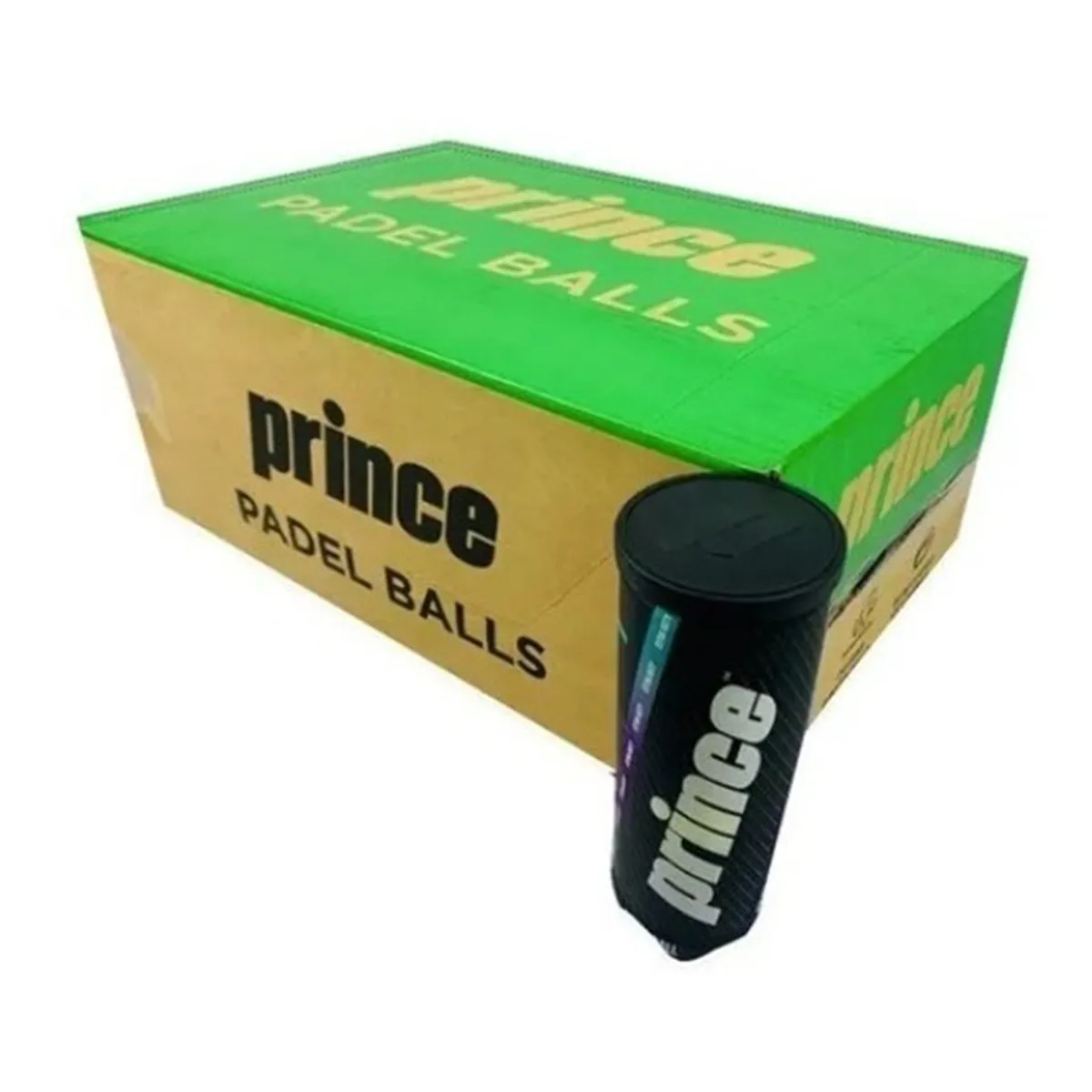 GENERICO - Caja De Pelotas Prince Padel 24 Tarros Calidad Torneo…