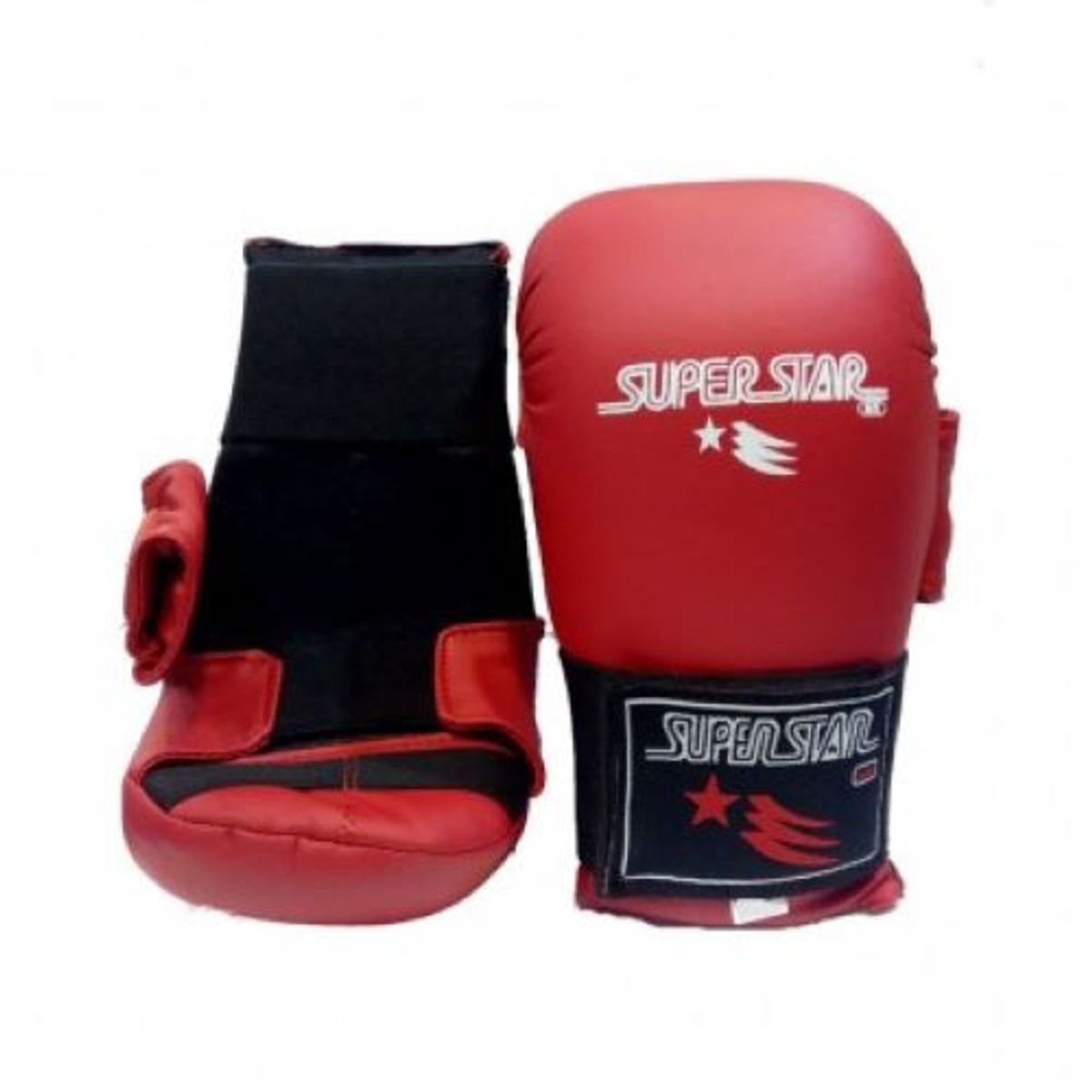 GENERICO - Guantes para Karate Super Star Rojo Talla XS