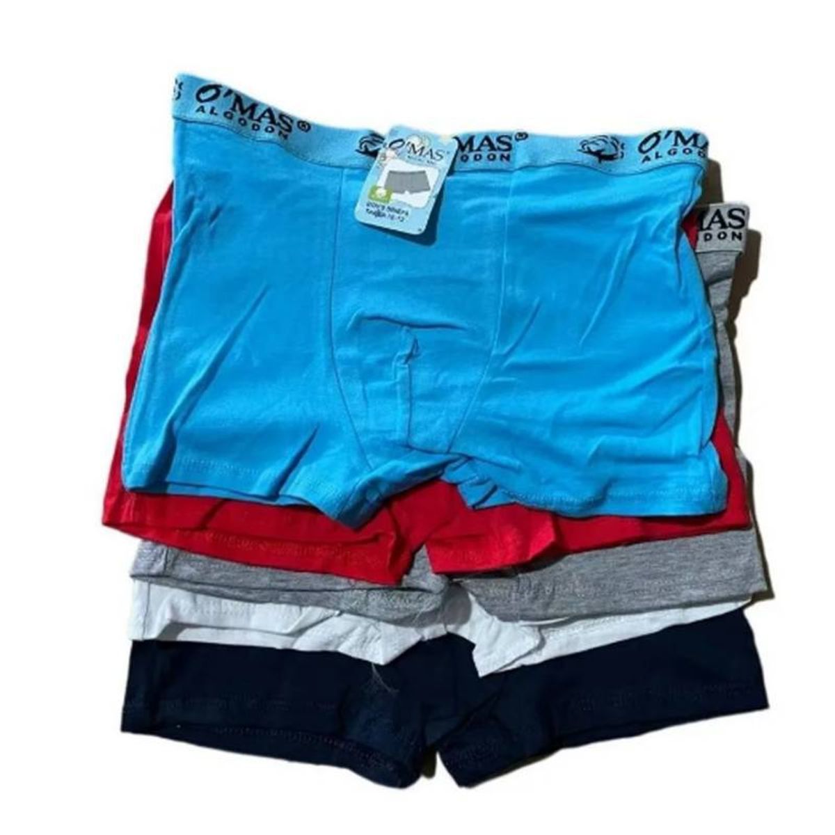 EVERSO - Pack 6bóxer Niños Algodón. Calzoncillo,10 Años A 18 Años..