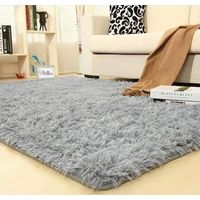 Alfombra Peludas 240 Cm X 200 Metros Gris