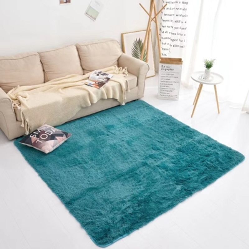 GENERICO - Alfombra Peludas 240 Cm  X 200 Metrosturquesa - Turquesa