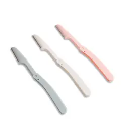 GENERICO - Pack de 3 Navajas de Afeitar Plegables para Cejas…
