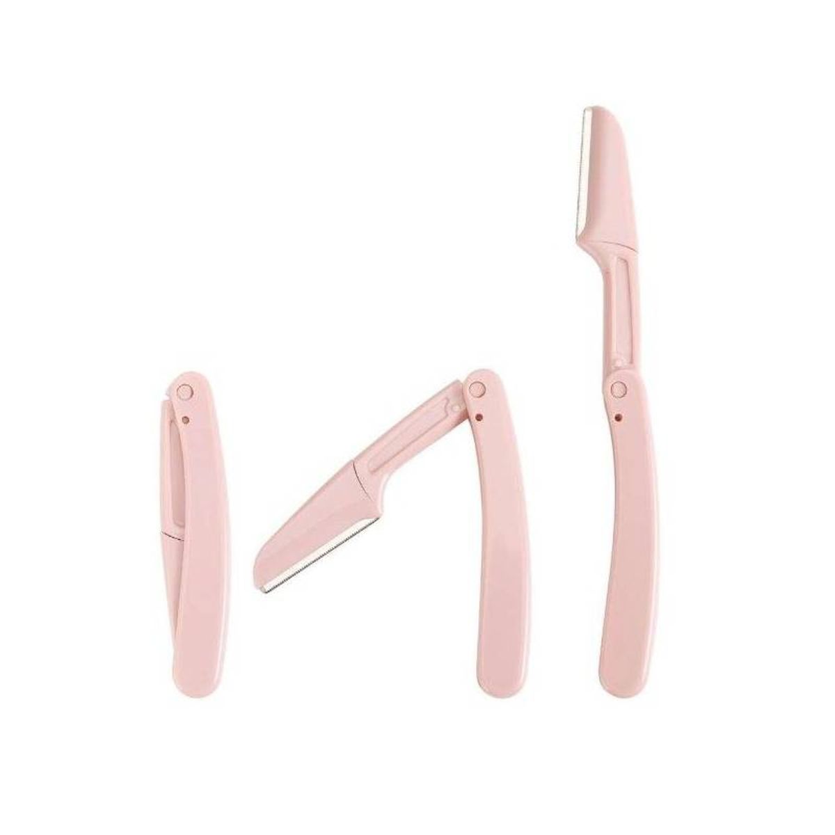 GENERICO - Pack de 3 Navajas de Afeitar Plegables para Cejas…