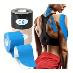 NOVYSTOR - Cinta Tape Kinesiológico Muscular Deportiva Terapia