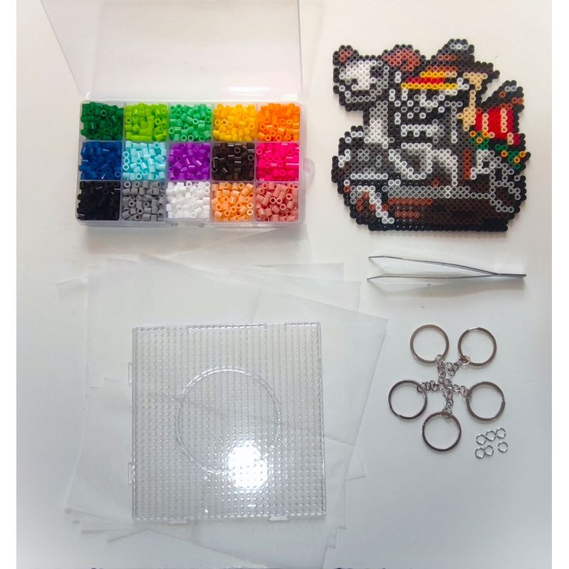 GENERICO - Pack 5mm Hama/perler/arktal Beads 15 Colores + Accesorios…