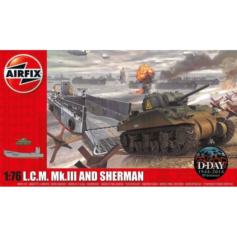 GENERICO - AIRFIX 03301 1-72 LCM MK III W SHERMAN