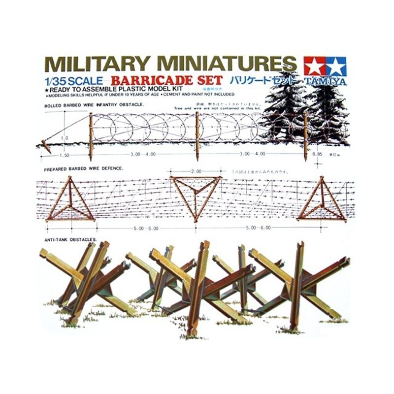 TAMIYA - TAMIYA 35027 BARRICADE SET 1-35