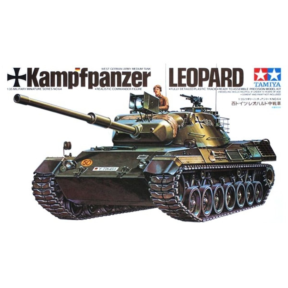 TAMIYA - TAMIYA 35064 LEOPARD 1:35
