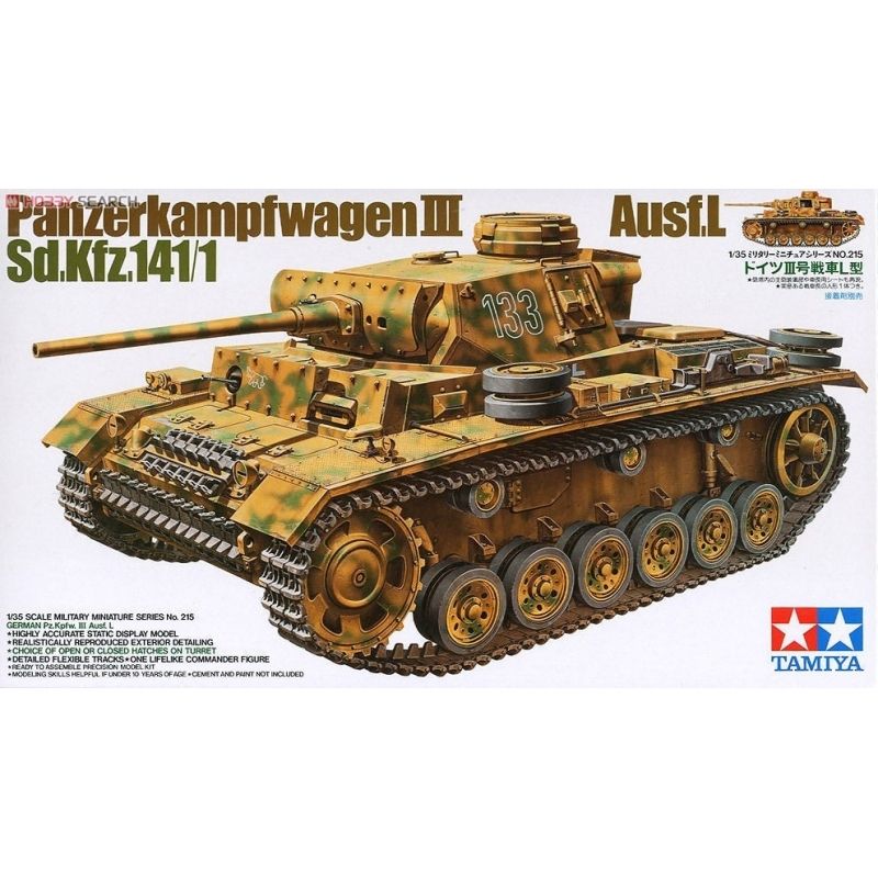 TAMIYA - TAMIYA 35215 PANZER III 1:35