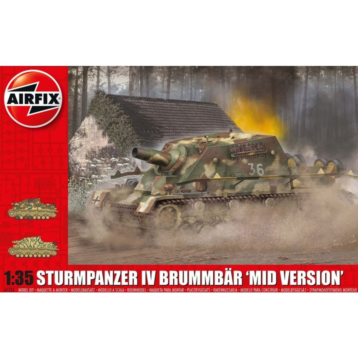 GENERICO - AIRFIX 01376 STURMPANZER IV BRUMMBAR MID VERSION 1:35