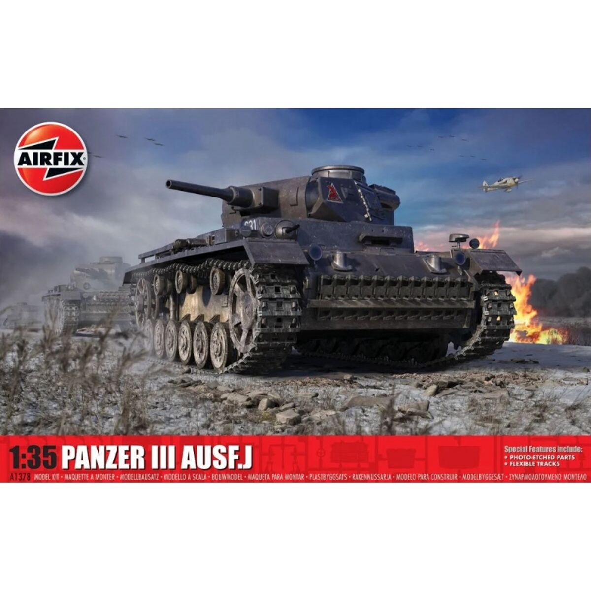 GENERICO - AIRFIX 01378 PANZER III AUSF J 1:35