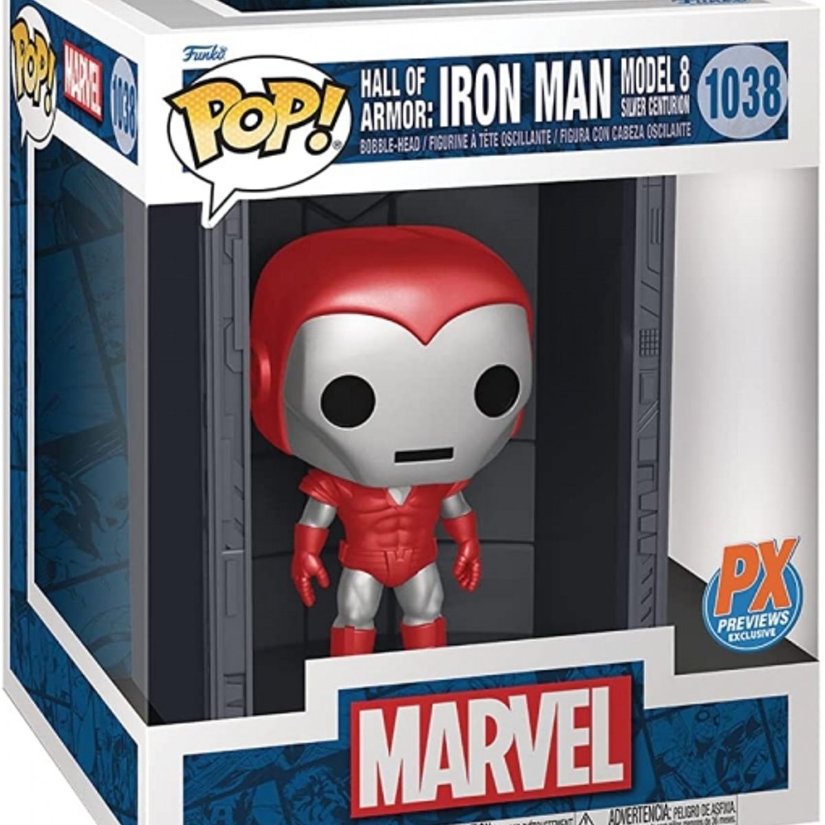 FUNKO - FUNKO 64806 MARVEL IRON MAN HALL OF ARMOR MDL 8 DELUXE