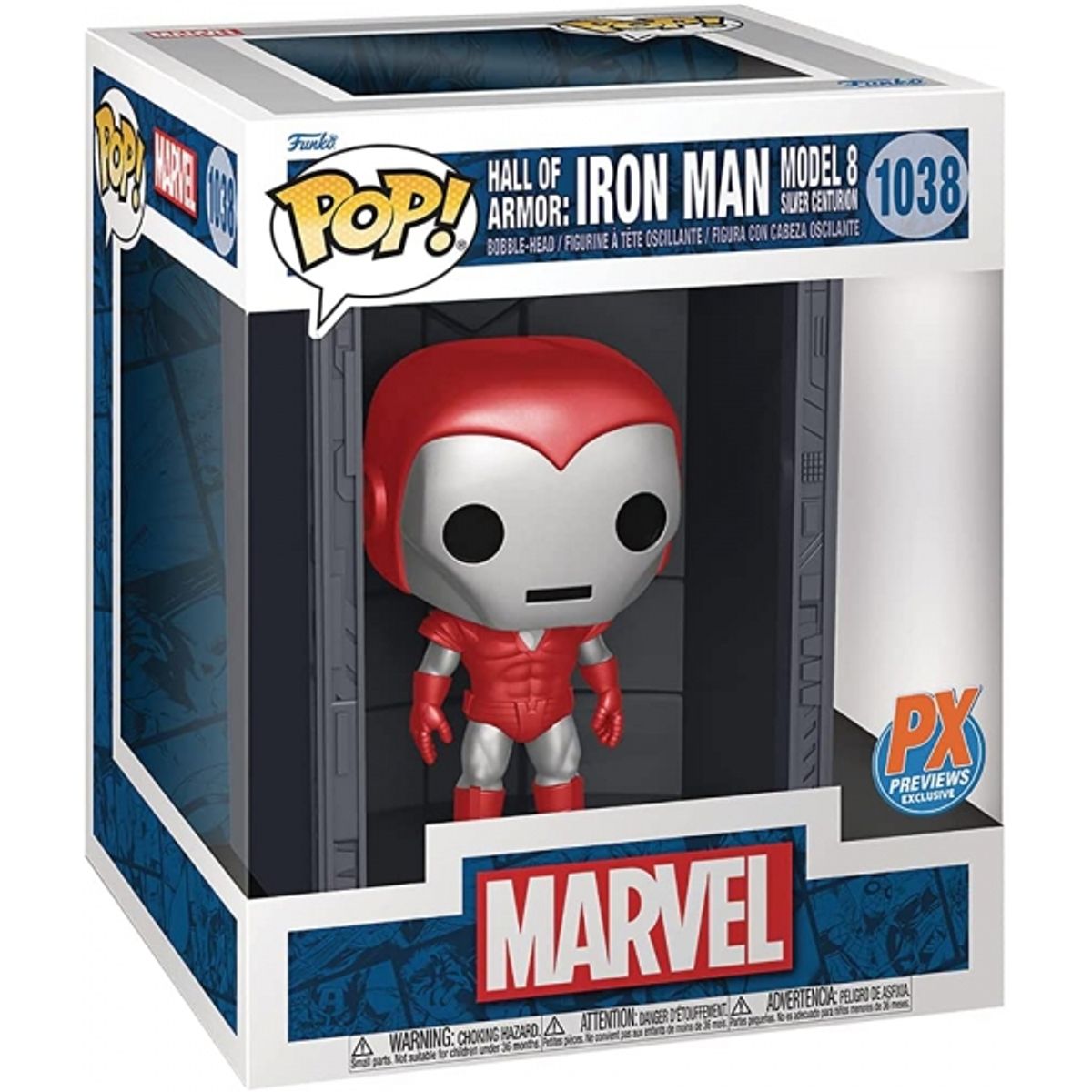 FUNKO - FUNKO 64806 MARVEL IRON MAN HALL OF ARMOR MDL 8 DELUXE