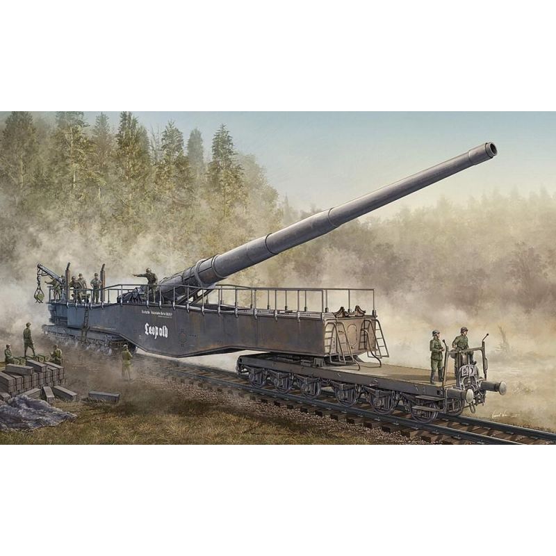 GENERICO - HOBBYBOSS 82903 1-72 GERMAN 280MM K5 ( E ) RAILWAY GUN