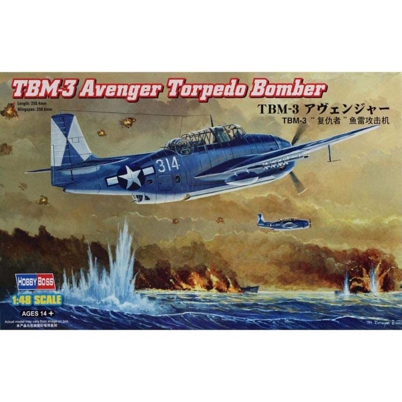 GENERICO - HOBBYBOSS 80325 1-48 TMB 3 AVENGER TORPEDO BOMBER