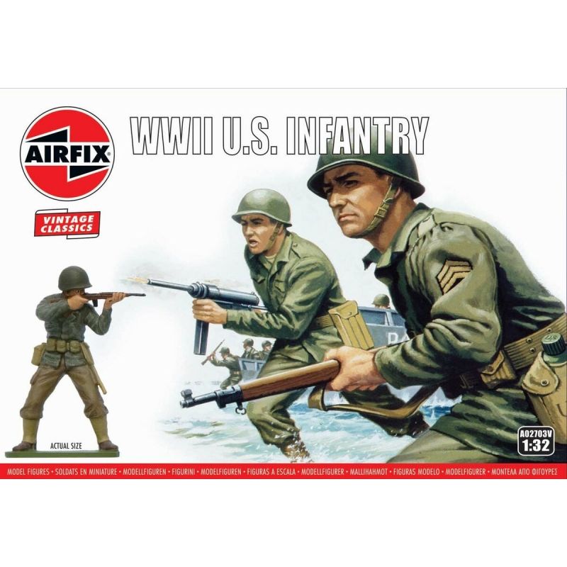 GENERICO - AIRFIX 02703 WWII US INFANTRY 1-32 SCALE