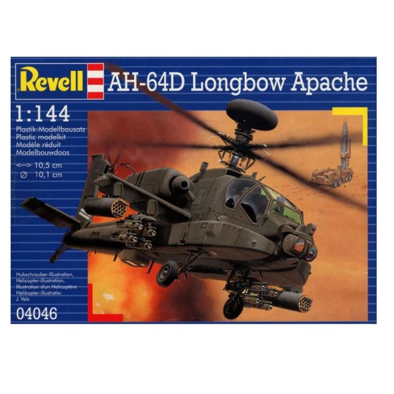 REVELL - REVELL 04046 1-144 AH 64 D LONGBOW APACHE ARMED COMBAT