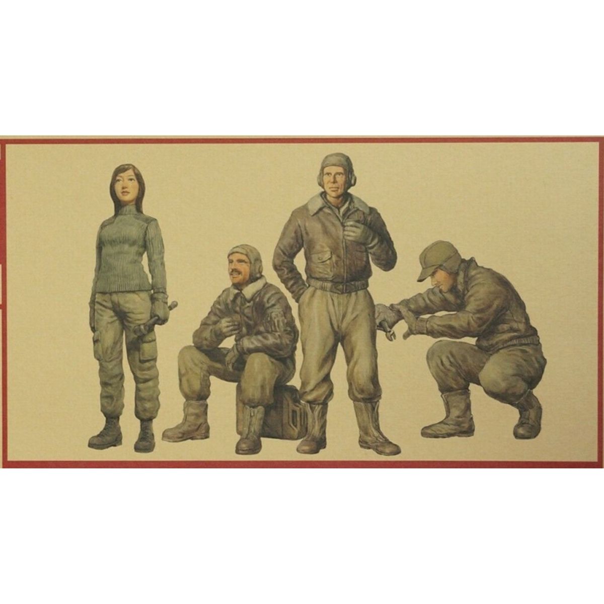 GENERICO - HASEGAWA 64002 1:20 MA K FIGURE SET A MERCENARY TROOPS