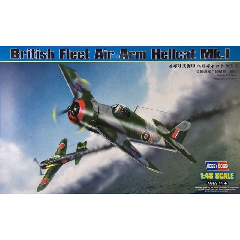 GENERICO - HOBBYBOSS 80360 BRITISH FLEET AIR ARM HELLCAT MK1