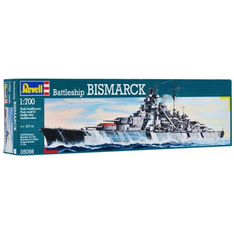 REVELL - REVELL 05098 1-700 BATTLESHIP BISMARCK