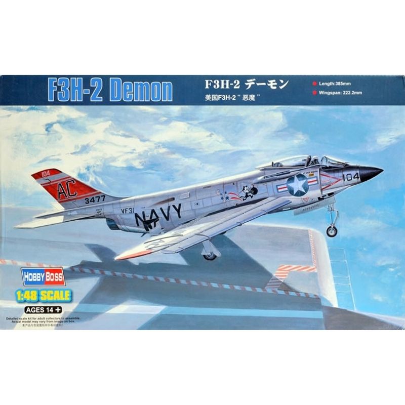 GENERICO - HOBBYBOSS 80364 F 3 H 2 DEMON 1-48