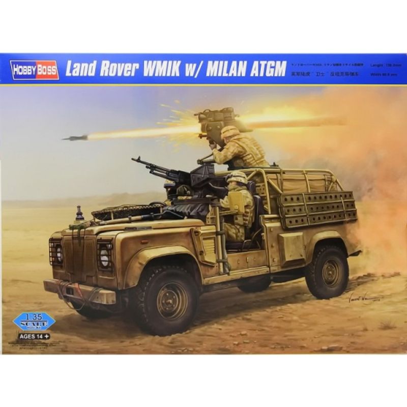 GENERICO - HOBBYBOSS 82447 LAND ROVER WMIK W MILAN ATGM 1-35