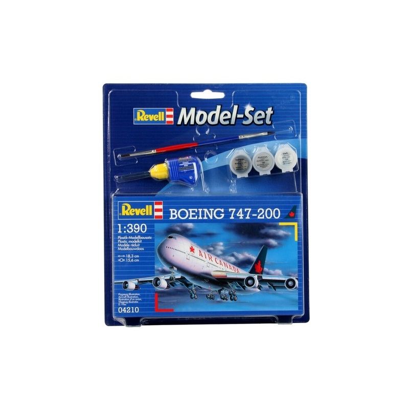 REVELL - REVELL 64210 MODEL SET BOEING 747 200 1-390-
