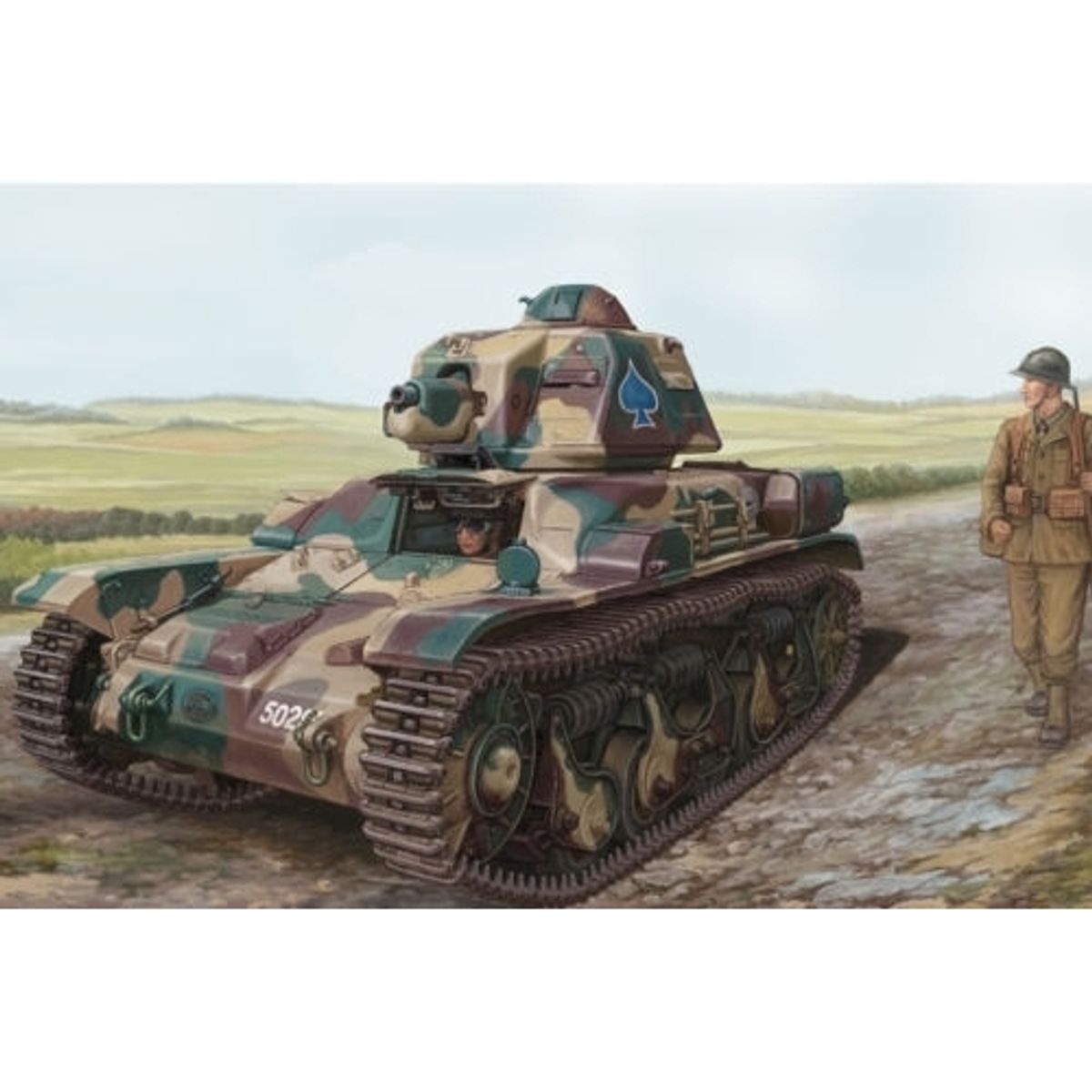 GENERICO - HOBBYBOSS 83806 FRENCH R35 LIGHT INFANTRY TANK 1-35