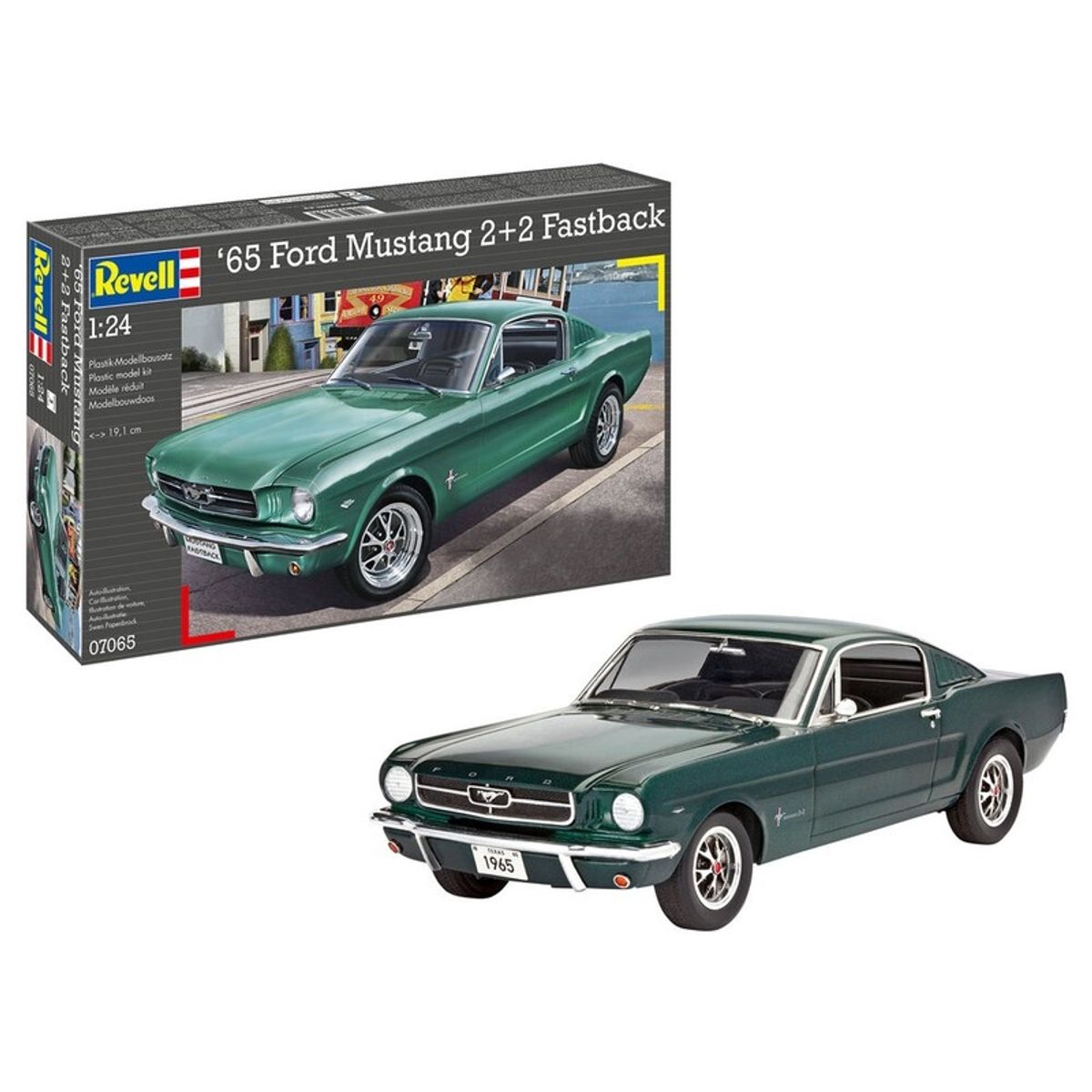 REVELL - REVELL 07065 1965 FORD MUSTANG 2+2 FASTBACK 1-24