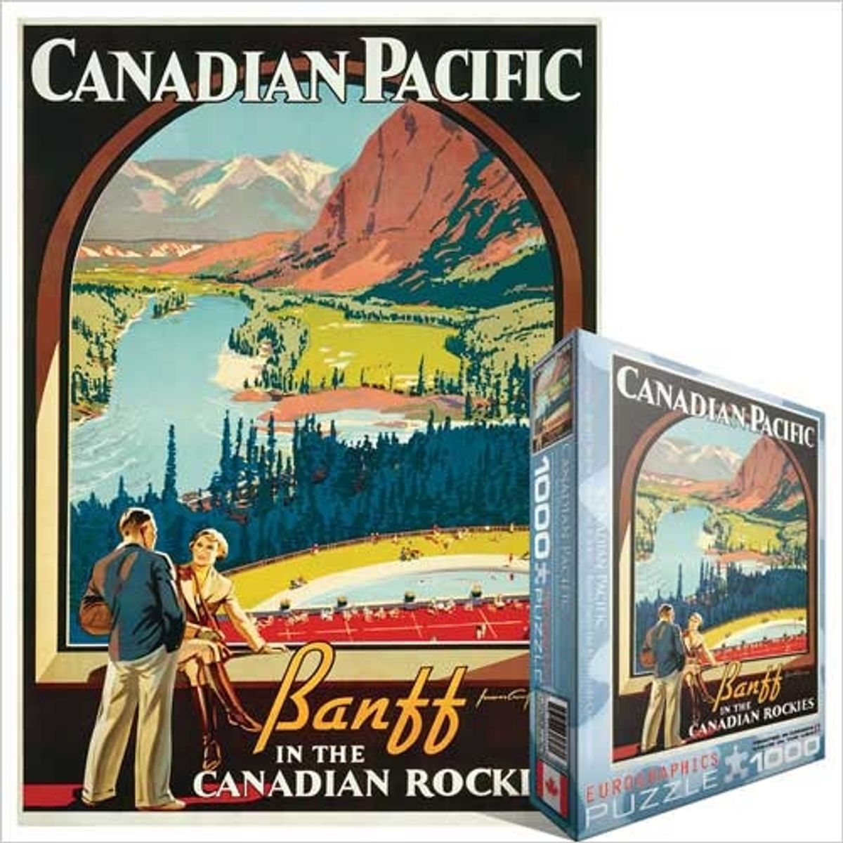 EUROGRAPHICS - EUROGRAPHICS 6000-0327 BANIFF IN THE CANADIAN ROCKIES JAMES