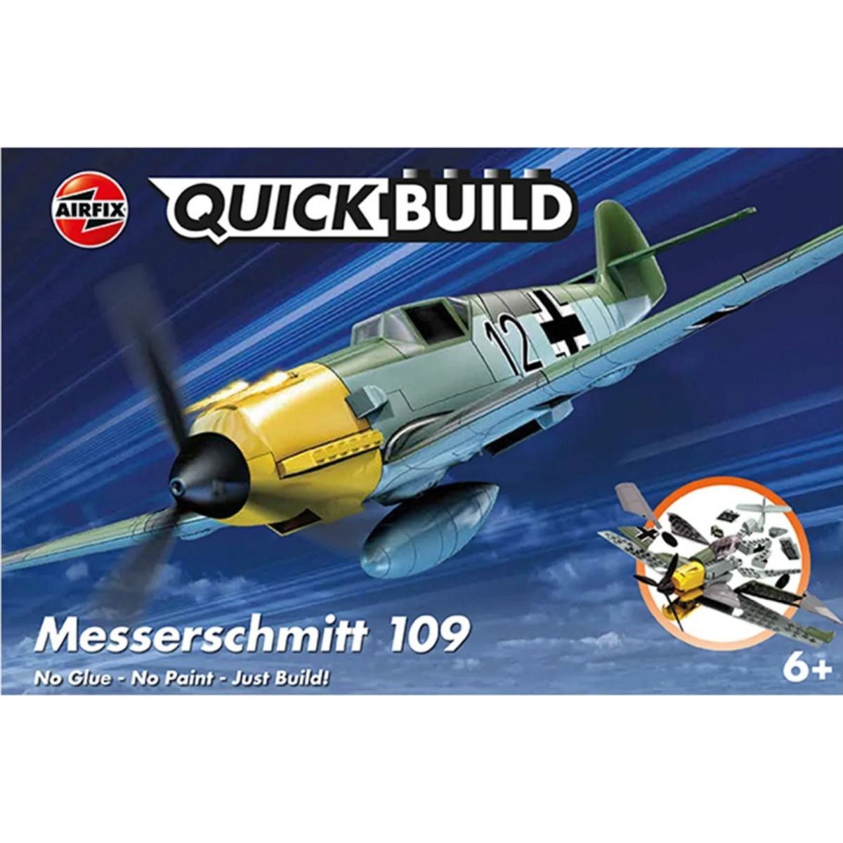 GENERICO - AIRFIX J6001 ME109E QUICKBUILD AIRFIX
