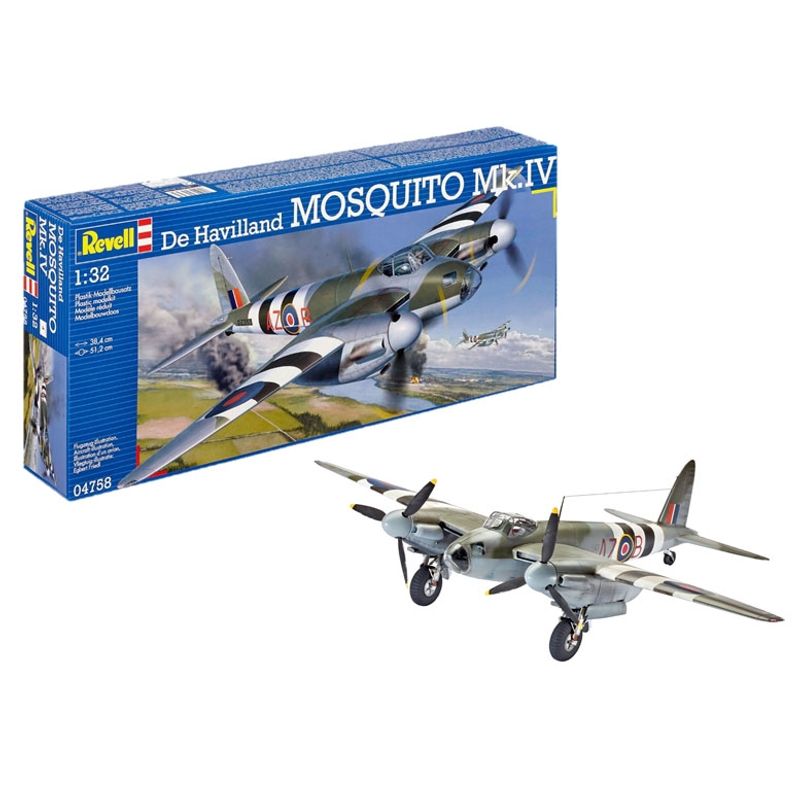 REVELL - REVELL 04758 DE HAVILLAND MOSQUITO MK IV 1-48