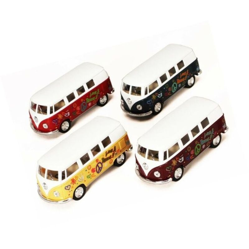 GENERICO - KINSMART 5060DF 5 VW MICROBUS 1962 W DECALS