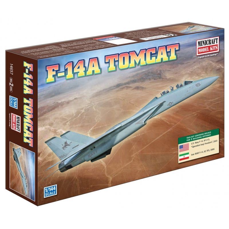 GENERICO - MINICRAFT 14657 1-144 F 14 A TOMCAT USN W 2 MARKING OPTIONS