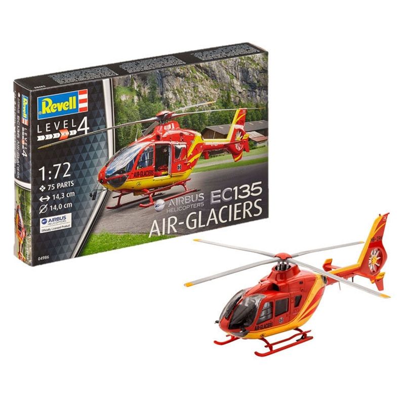 REVELL - REVELL 04986 EC135 AIR GLACIERS 1-72