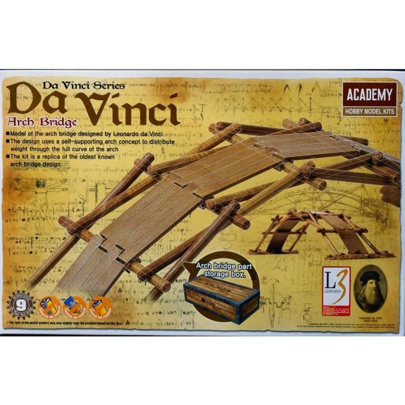 ACADEMY - ACADEMY 18153 DA VINCI ARCH BRIDGE ( APPROX 18 PULG LONG ) (