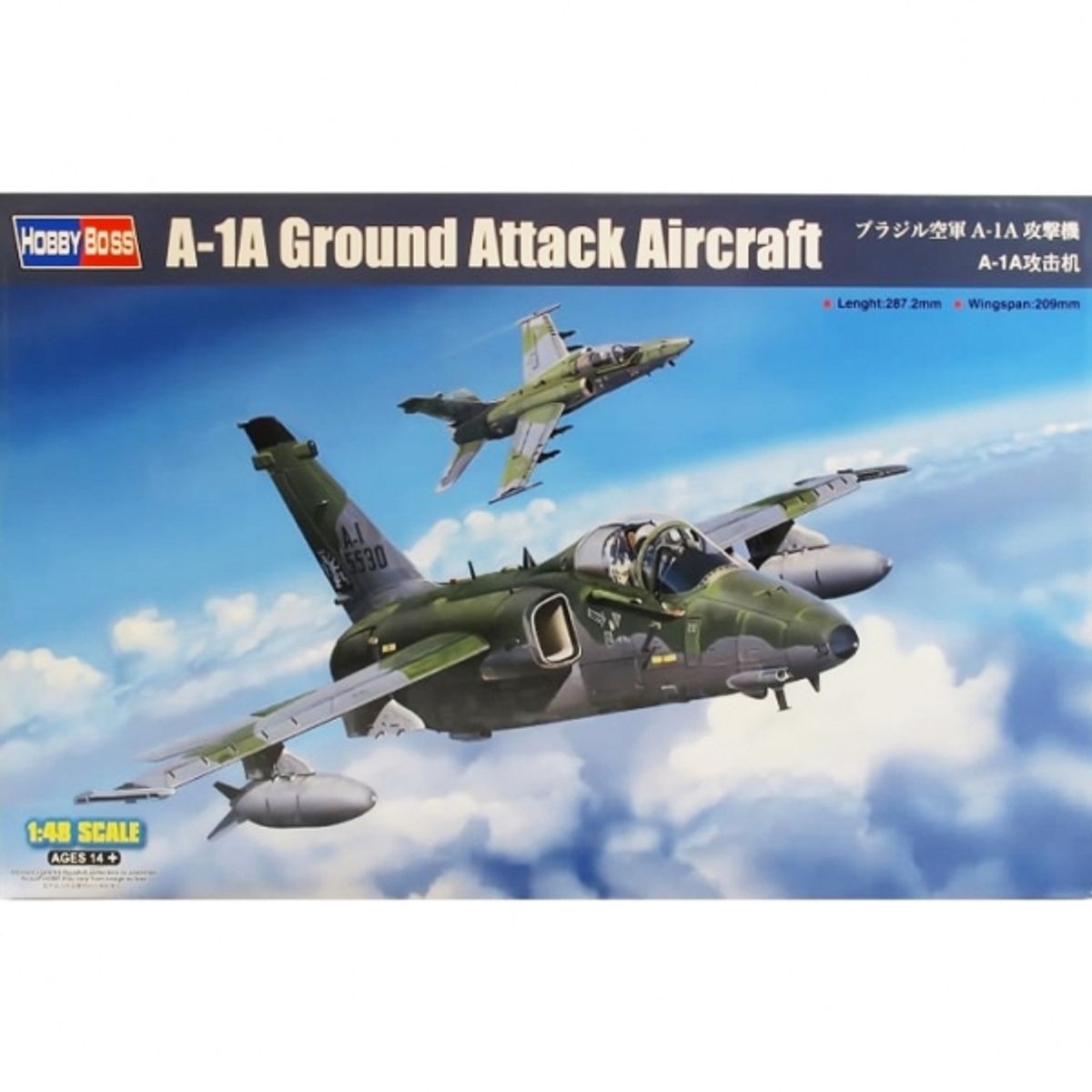 GENERICO - HOBBYBOSS 81742 A 1A GROUND ATTACK AIRCRAFT 1:48